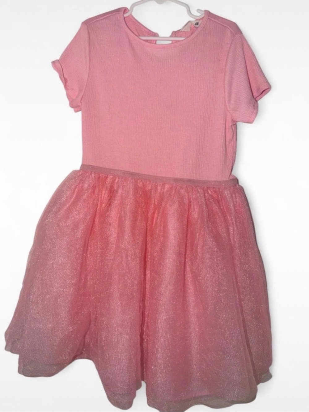 H&M Pink Shimmer Tulle Dress